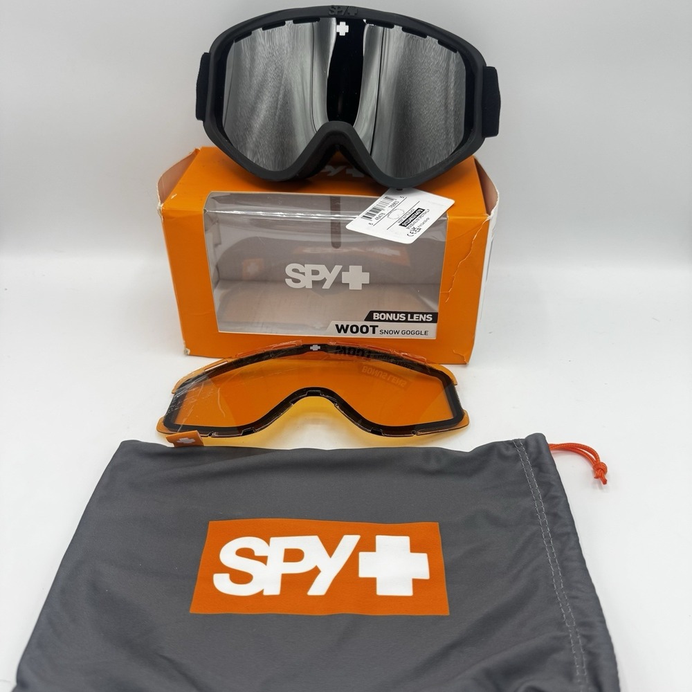 Spy + Optics Woot Sand HD Smoke New MX Goggle + Replacement Lens w Box